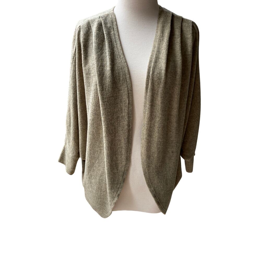 Cuffed Batwing Cocoon Cardigan Sweater Size M